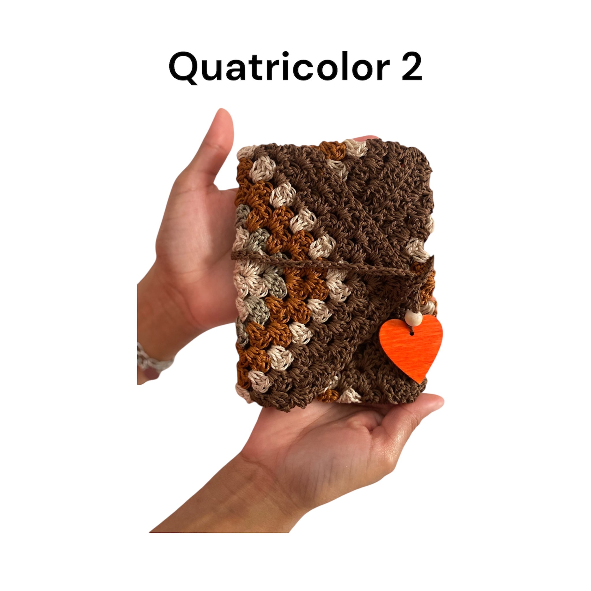 📖 Funda de crochet para libros, cuadernos o tablet