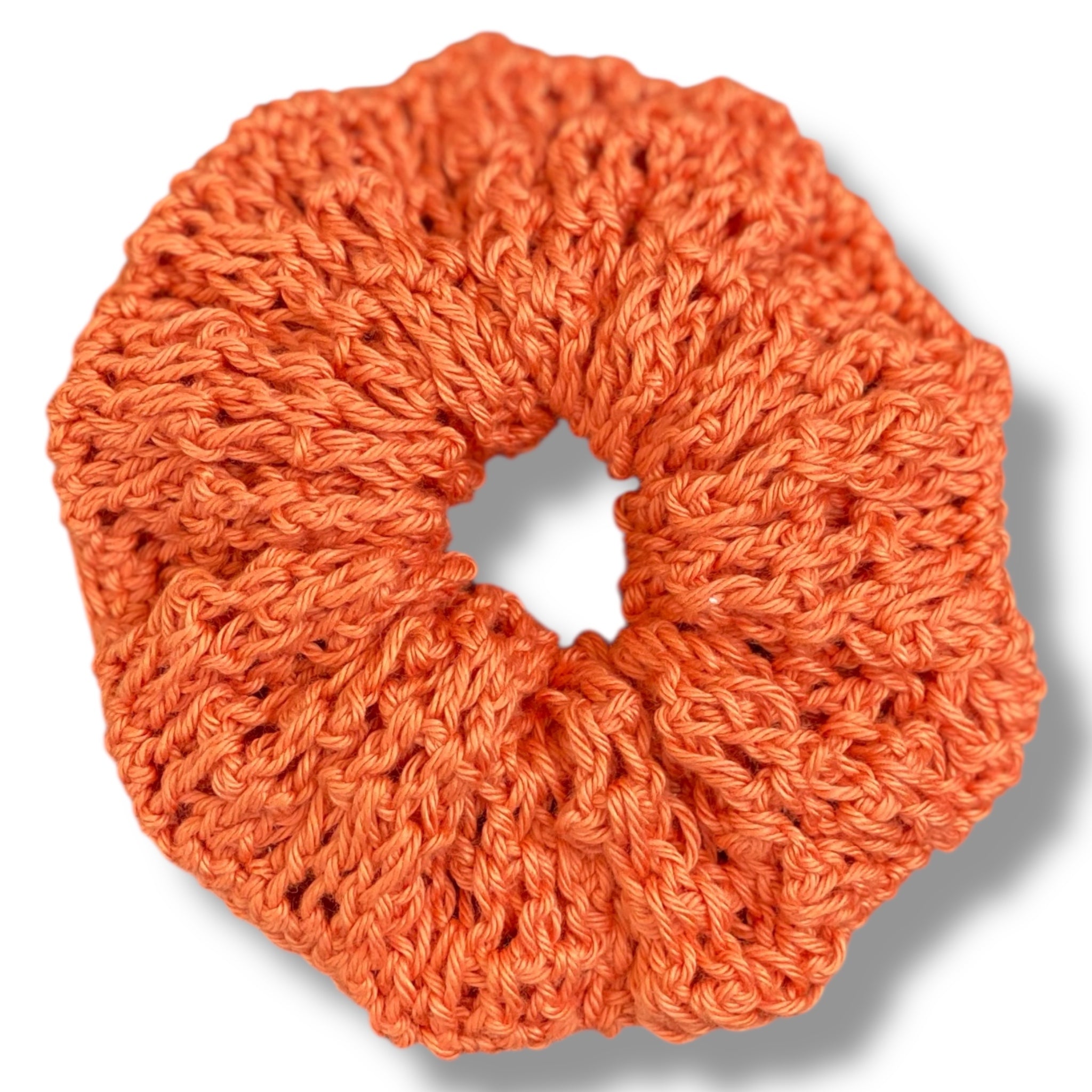 🎀 Scrunchies de Algodón Tejidas a Mano